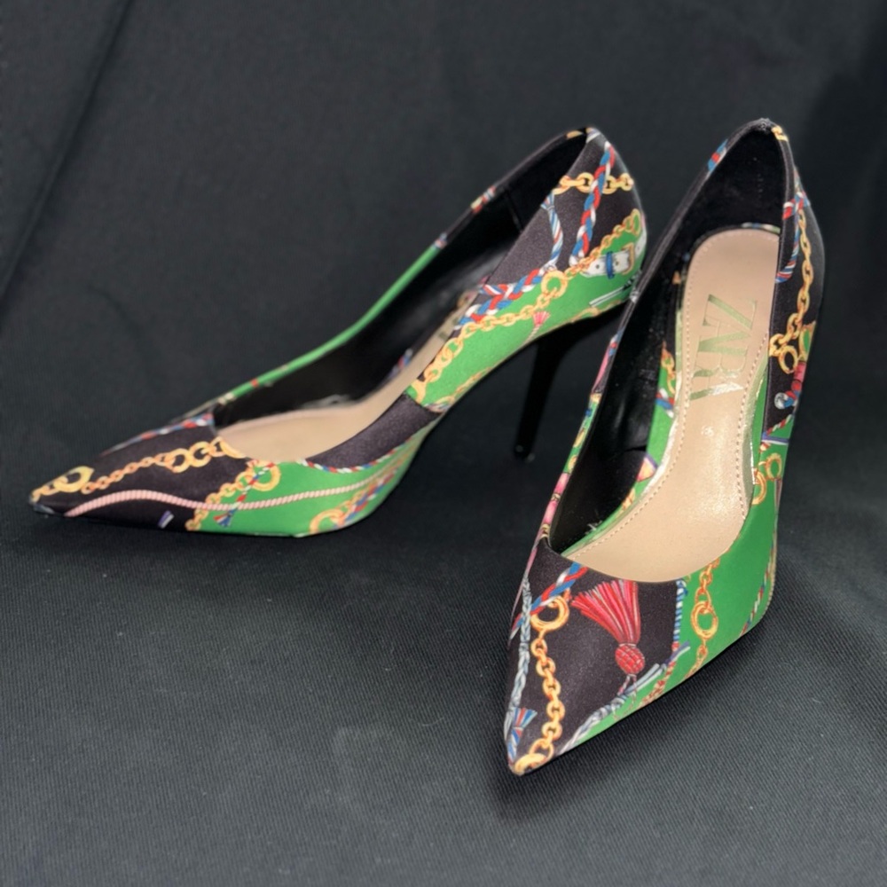 EUC Zara size 36 heels 80's/90's